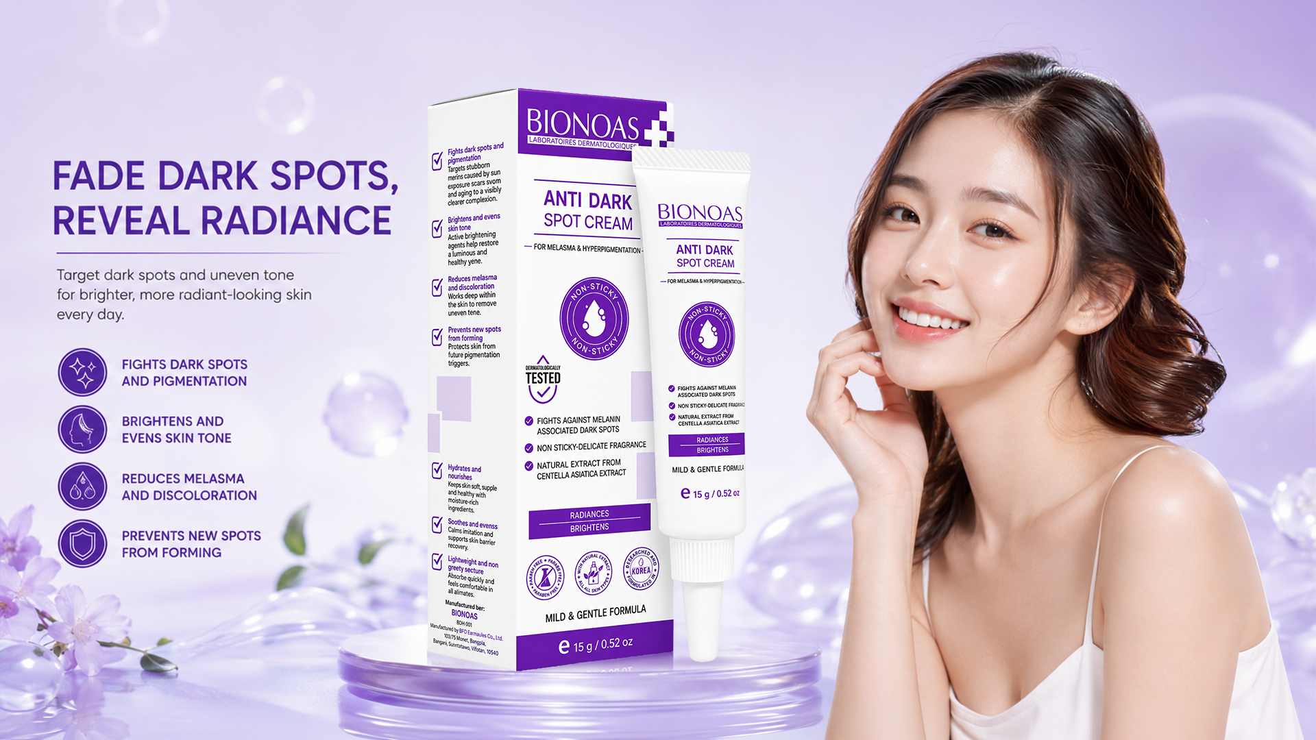Bionoas anti-dark spot cream